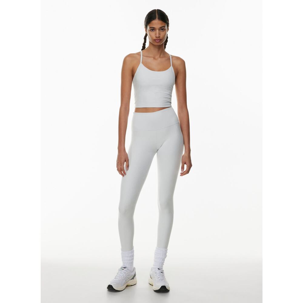 Aritzia Golden Softwhip New Cheeky Hirise Legging - 2 - Heather Cloud White - Picture 2 of 8